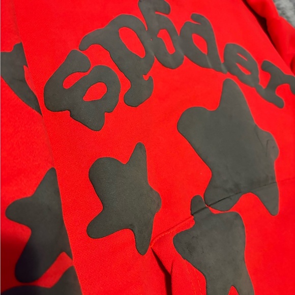 Sp5der Hoodie Red - Picture 2 of 3